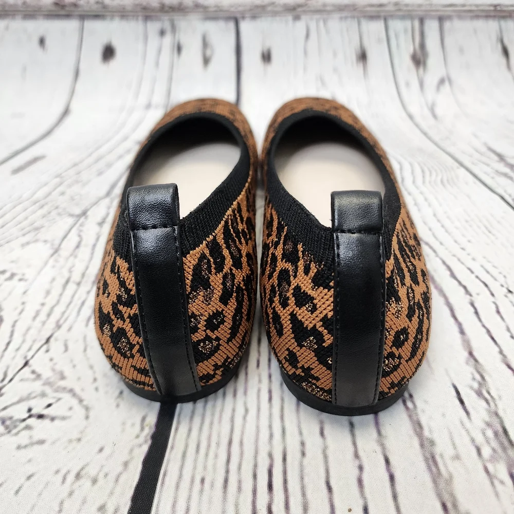 Sanctuary Brown Black Leopard Print Flats Size‎ 8 1/2